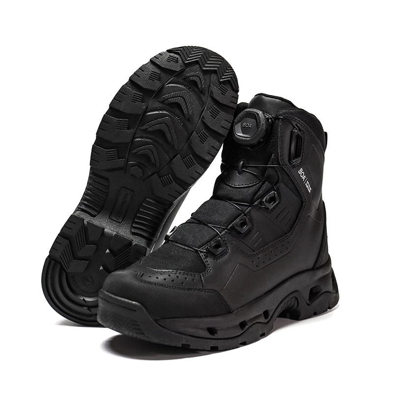 श्वासयोग्य स्यान्डविच अस्तर पुलिस बुटहरू